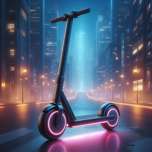 eScooters with Ambient Lights